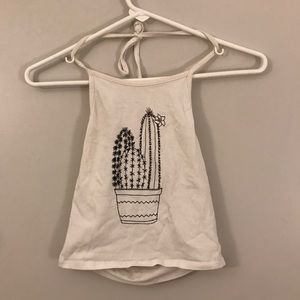 brandy melville cactus halter tank top